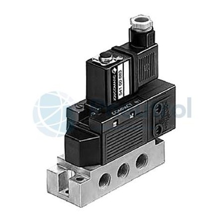 EMERSON ASCO 54100883.24/DC - Solenoid Air Operated, Spring Return, With Connector, Series 541 - Joucomatic Compact Spool Valves