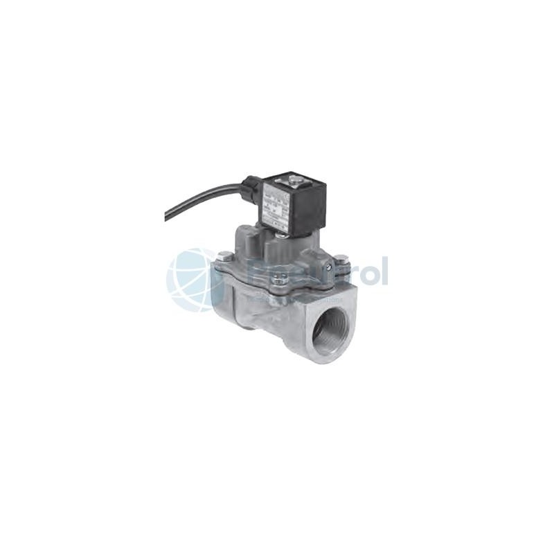 ASCO G293A001 - 2/2 NC, G3/4, Orifice Size 19.5mm, Series 293 - ASCO Pilot Operated Single Flow Aluminium Petrol Vending Valves