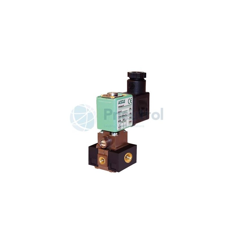 ASCO 10800001 - Pad Mounting, NBR, 2/2 NC, Solenoid Valve Direct Operated