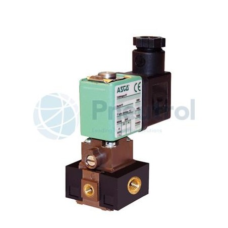 ASCO 10800001 - Pad Mounting, NBR, 2/2 NC, Solenoid Valve Direct Operated