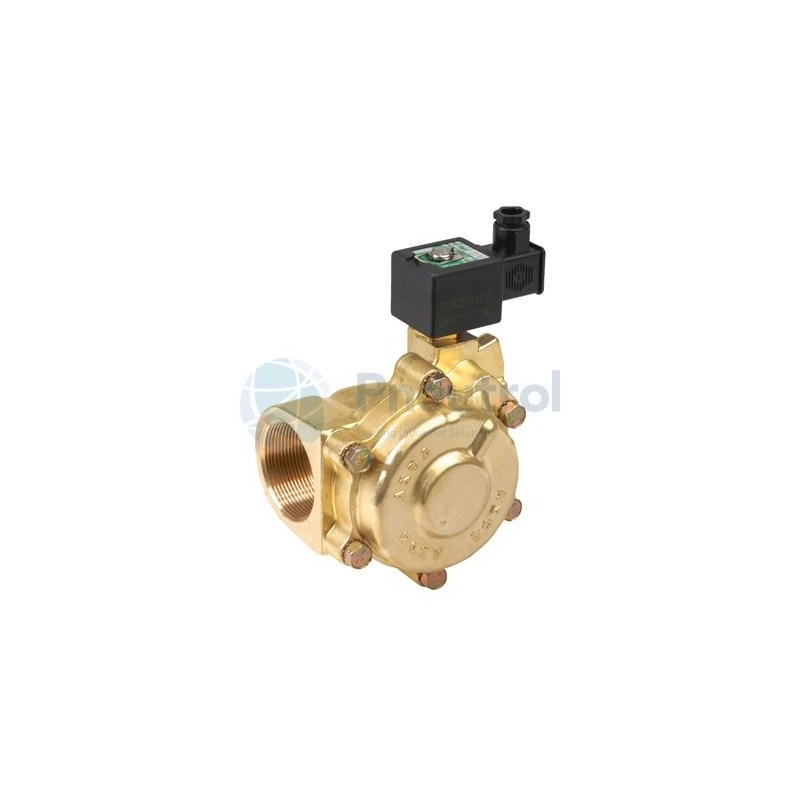 ASCO SCE210-100V - Brass, G2, NC, FPM, Brass Piston, Series 210 Pilot Operated Floating Piston