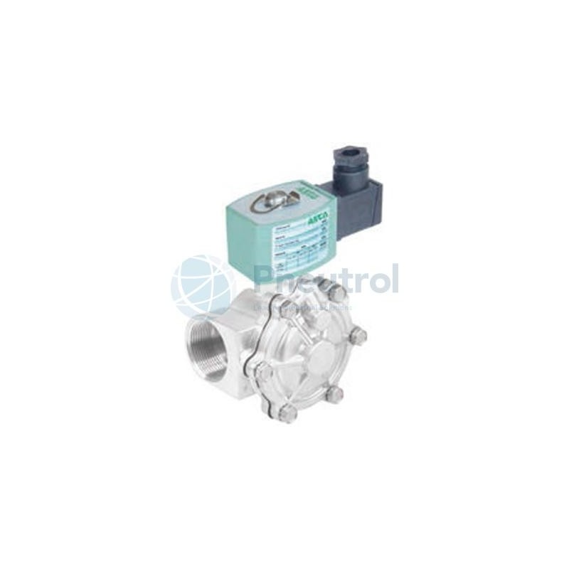 ASCO SCE210A131V- Stainless Steel, G1 1/4, NO, FPM, Series 210 Pilot Operated Floating Diaphragm