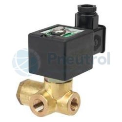 ASCO SCB223A010.110/DC - 1/2 NPT, NC, Stainless Steel Body, Series 223 Direct Operated Solenoid Valves For High Pressure Fluids