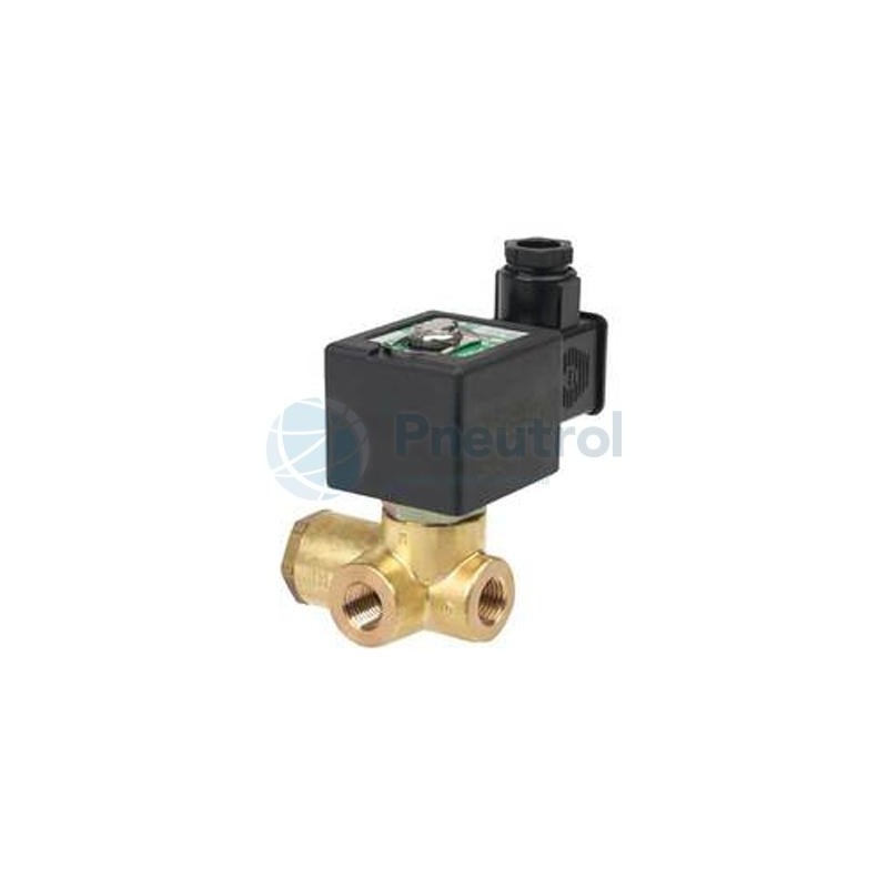 ASCO SCB223A010.110/DC - 1/2 NPT, NC, Stainless Steel Body, Series 223 Direct Operated Solenoid Valves For High Pressure Fluids