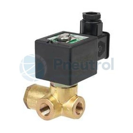 ASCO SCB223A010.110/DC - 1/2 NPT, NC, Stainless Steel Body, Series 223 Direct Operated Solenoid Valves For High Pressure Fluids