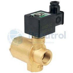 ASCO SCE223A127.24/50 - G3/8, NC, 24/50VAC, Brass Body, Series 223 Pilot Operated Solenoid Valves For High Pressure Fluids