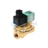 ASCO SCE238D001.12/DC - Brass Body, FPM, G3/8, 2/2 NC, Series 238 Solenoid Valves Pilot Operated Built in Pilot, Floating Diaphr