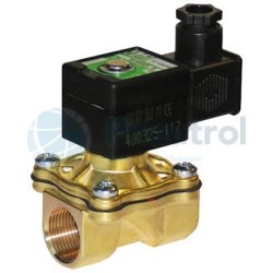 ASCO SCG238A044E 115/50 - 2/2 NC, G3/8, Brass Body, EPDM, Anti-Waterhammer, Series 238 Solenoid Valves Pilot Operated Hung Diaph