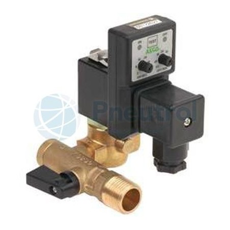 ASCO CDVAE272A019.115/50 - G1/2, NC, Solenoid Valve With Timer With Drain Valve