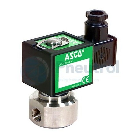 ASCO SCE272A031E - G1/4, EPDM, 2/2 NC, Orifice Size 2mm, Stainless Steel, Series 272 Solenoid Valves Direct Operated