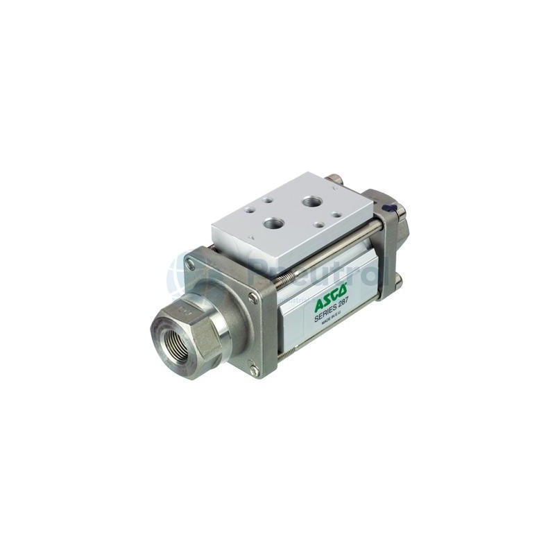 ASCO G287A109 - 2/2 NC, G3/8, Stainless Steel Body, FPM, ASCO Series 287 - Pressure Operated Coaxial Valves