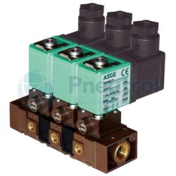 ASCO 10900001.115/50-60 - 3/2 NC, NBR, Orifice Size 1.2mm, PPS Body, Series 109 - ASCO Direct Operated Solenoid Valve With Pad M