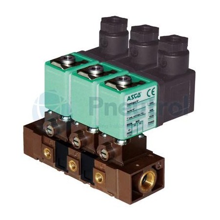 ASCO 10900001.115/50-60 - 3/2 NC, NBR, Orifice Size 1.2mm, PPS Body, Series 109 - ASCO Direct Operated Solenoid Valve With Pad M