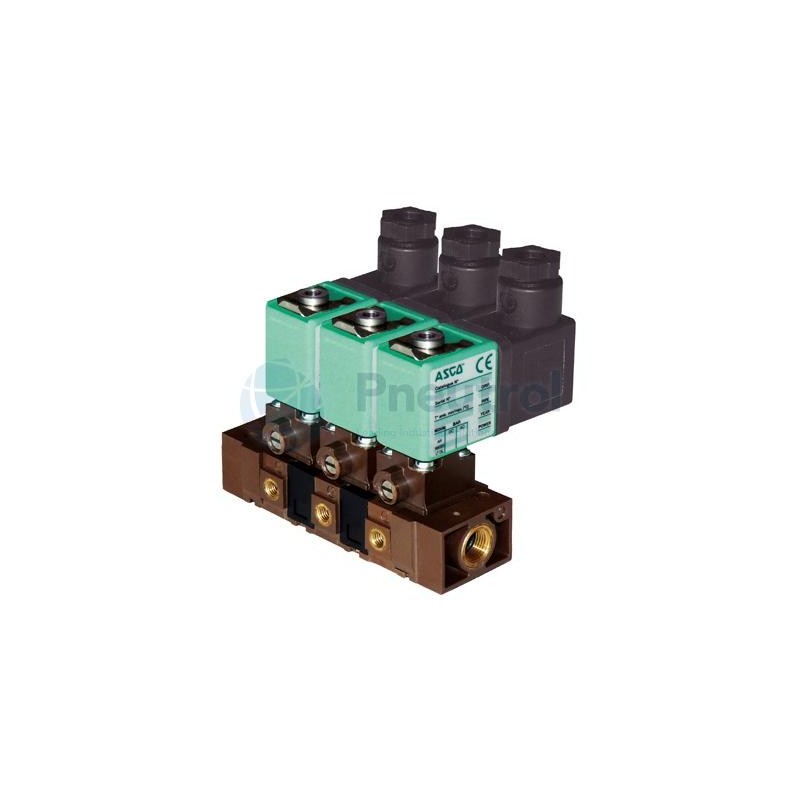 ASCO 10900001.24/50-60 - 3/2 NC, NBR, Orifice Size 1.2mm, PPS Body, Series 109 - ASCO Direct Operated Solenoid Valve With Pad Mo