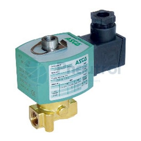 ASCO E314K052S1N01F1 - 3/2 NO, 24V DC, Brass Body, Series 314 - ASCO Direct Operated Solenoid Valves G1/4