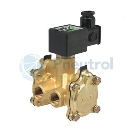 ASCO EFE316A066 - G1/2, 3/2 NO, Brass, Pilot Operated, High Flow, Floating Diaphragms