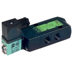 ASCO SCG551A005MS.110/DC - G1/4, 3/2 Solenoid Air Piloted, Spring Return Valve (Monostable)