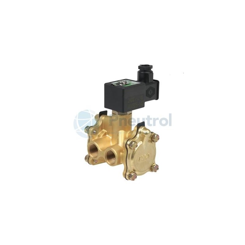 ASCO ISB316A301 - G1/4, 3/2 NC, Brass, Pressure Assisted, High Flow, Floating Diaphragms