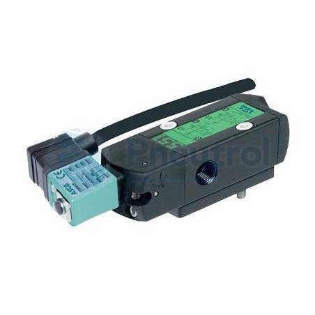 ASCO SCG551A082MS.24/DC - Monostable, 3/2 NC, Orifice 6mm, G1/4, Series 551 Pilot Operated Spool Valves With Stainless Screws