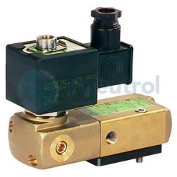 ASCO SCG551A403MO 24/DC - 3/2 NC, 5/2, G1/4, Mono-Stable, Spring Return, Series 551 Pilot Operated Brass NAMUR Spool Valves