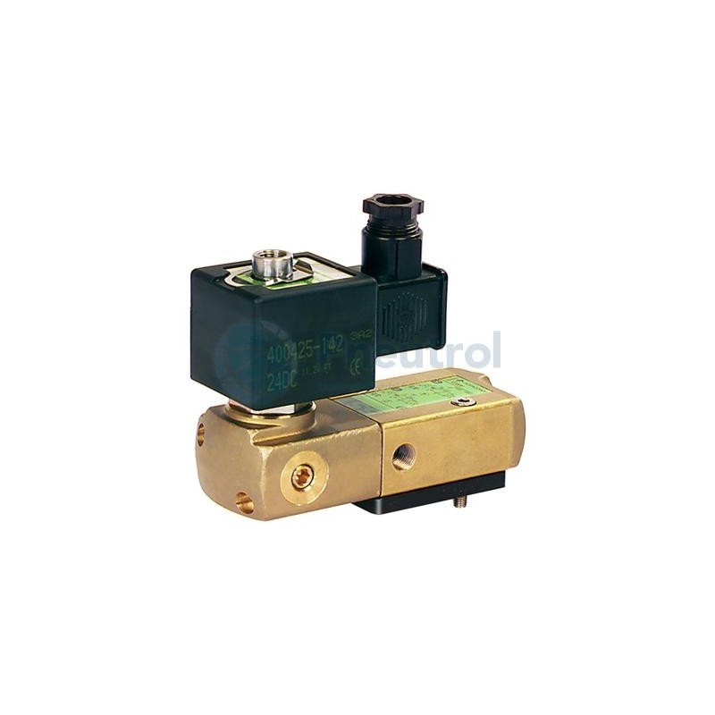 ASCO SCG551A403MO 24/DC - 3/2 NC, 5/2, G1/4, Mono-Stable, Spring Return, Series 551 Pilot Operated Brass NAMUR Spool Valves