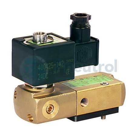 ASCO SCG551A403MO 24/DC - 3/2 NC, 5/2, G1/4, Mono-Stable, Spring Return, Series 551 Pilot Operated Brass NAMUR Spool Valves