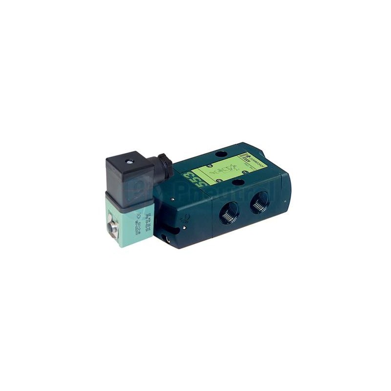 ASCO SCG552A005SL - 3/2 NC, G3/8, Mono-Stable Spring Return, Series 552 Pilot/Air Operated Spool Valves