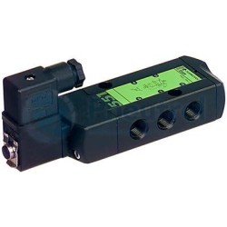 ASCO SCG552A018MS - 5/2, Bi-Stable and Return, G3/8, Orifice Size 12m, Series 552 Pilot/Air Spool Valves