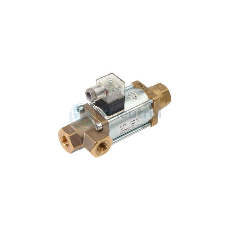 ASCO SCG387A001.110/50 - G3/8, NC, Brass Body, Series 387 Coaxial Solenoid Valves For High Pressure Fluids