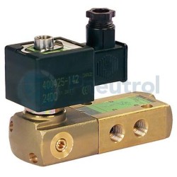 ASCO SCG551A407 - 3/2 NC, Brass Body, Mono-Stable Spring Return, Series 551 Pilot Operated Spool Valves