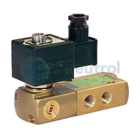 ASCO SCG551A407 - 3/2 NC, Brass Body, Mono-Stable Spring Return, Series 551 Pilot Operated Spool Valves