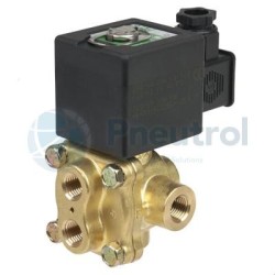 ASCO NFB342-701 - G1/4, Single Solenoid, Stainless Steel, Direct Operated Slide Disc Valve