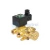 ASCO B344A072V - NPT3/8, Orifice Size 9.5mm, Brass Body, FPM Seal, Mono-Stable Series 344 Pilot Operated Solenoid Valve