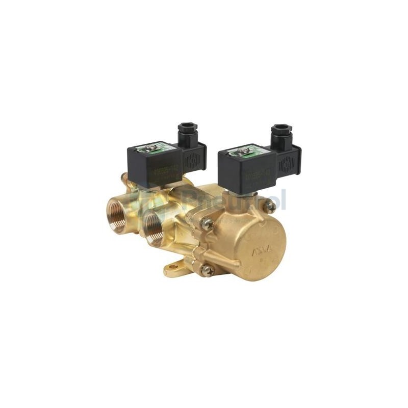 ASCO EF8344-044 - G1/4, 4/2 Dual Solenoid, High Flow, Heavy Duty Solenoid Valve