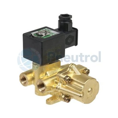 ASCO EF8344A074 - G1/2, 4/2 Single Solenoid, High Flow, Heavy Duty Solenoid Valve