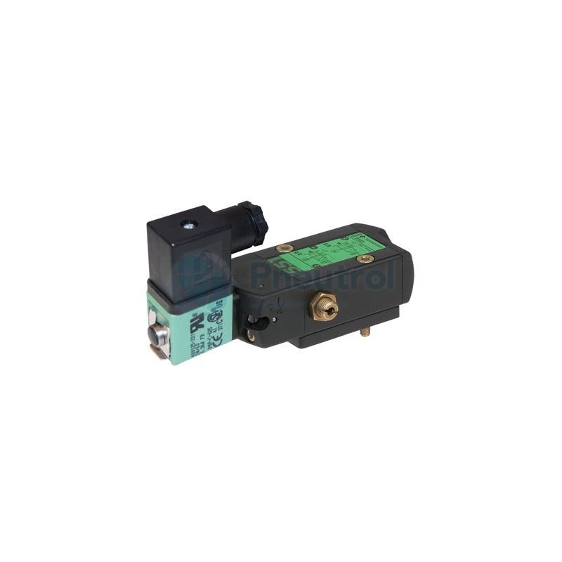 ASCO WBLPG551A001MS.48/DC - 3/2 Way Spool Valve, G1/4, NAMUR Interface, Monostable, Series 551 Pilot/Air Operated Spool Valve