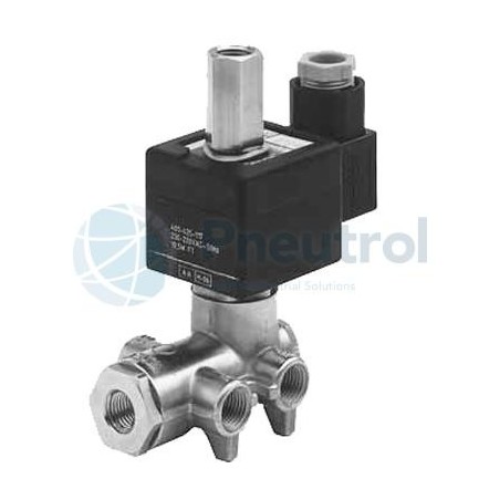 ASCO SCB345B002 24/DC - NPT1/4, Orifice Size 1.6mm, Brass Body, NBR Seal, Series 345 Pilot Operated Solenoid Valve