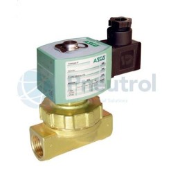 ASCO E220K402S1T00F8 - 2/2 NC, 230V AC, G3/8, Orifice Size 12.7mm, Series 220 - ASCO Pilot Operated Solenoid Valves