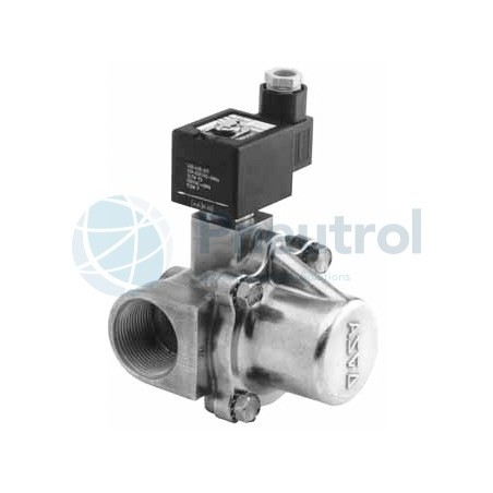 ASCO SCE222B004.110/50 - G1, 2/2 NC, Brass Body, Series 222 Pilot Operated Solenoid Valves