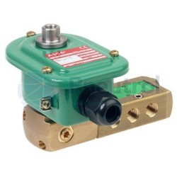 ASCO WPG551A403MO - 3/2 NC, 5/2, G1/4, Mono-Stable, Spring Return, Series 551 - ASCO Pilot Operated Brass NAMUR Spool Valves