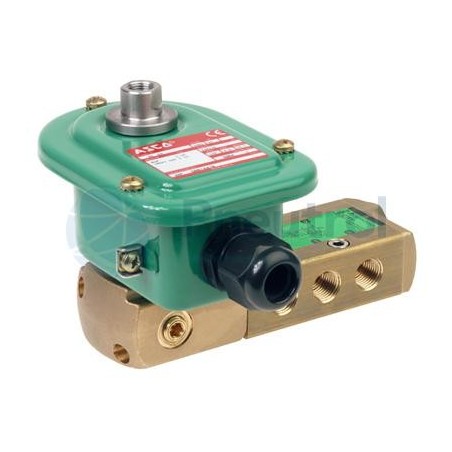 ASCO WPG551A403MO - 3/2 NC, 5/2, G1/4, Mono-Stable, Spring Return, Series 551 - ASCO Pilot Operated Brass NAMUR Spool Valves