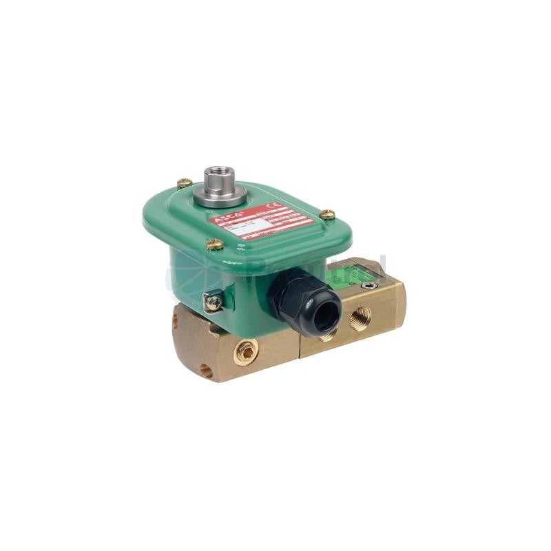 ASCO WPG551A407 - 3/2 NC, Brass Body, Mono-Stable Spring Return, Series 551 - ASCO Pilot Operated Spool Valves