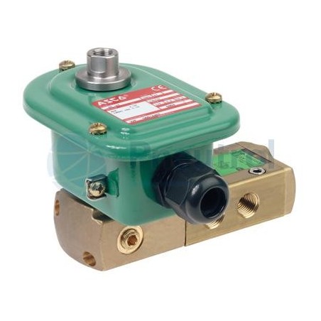 ASCO WPG551A407 - 3/2 NC, Brass Body, Mono-Stable Spring Return, Series 551 - ASCO Pilot Operated Spool Valves