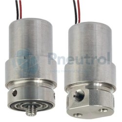 ASCO LE065A001V - 2/2 NC, M5, FPM, Stainless Steel Body, 0.6mm Orifice, 0-7 Bar, Threaded, Series 065 Solenoid Valves