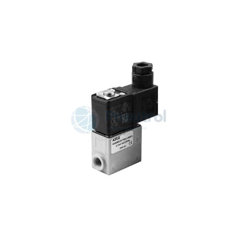 ASCO G068A317L0100F1 - 2/2 NC, 24VDC, 2mm Orifice Size, G1/8, -0.9-10 Bar, FFPM, Series 068 Solenoid Valves Size 22mm