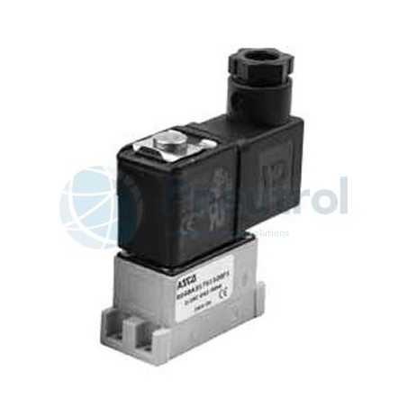 ASCO R068A317L0E00F1 - 2/2 NC, 24VDC, 2mm Orifice Size, Pad Mount, -0.9-10 Bar, EPDM, Series 068 Solenoid Valves Size 22mm