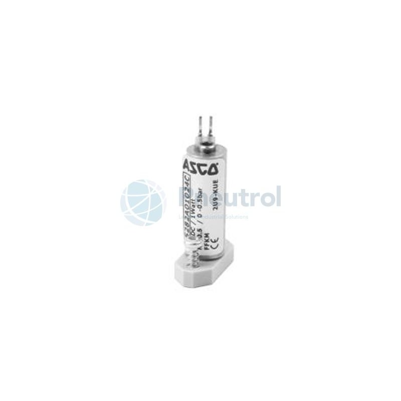 ASCO LS282A010 - 2/2 NC, 0.5mm Orifice Size, 0-0.5 Bar, Pad Mounting, Series 282 Micro Solenoid Valves