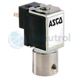 ASCO SCE282B001E - 2/2 NC, M5, EPDM, 1.6mm Orifice Size, SS, 0-2 Bar, Series 282 Miniature Solenoid Valves