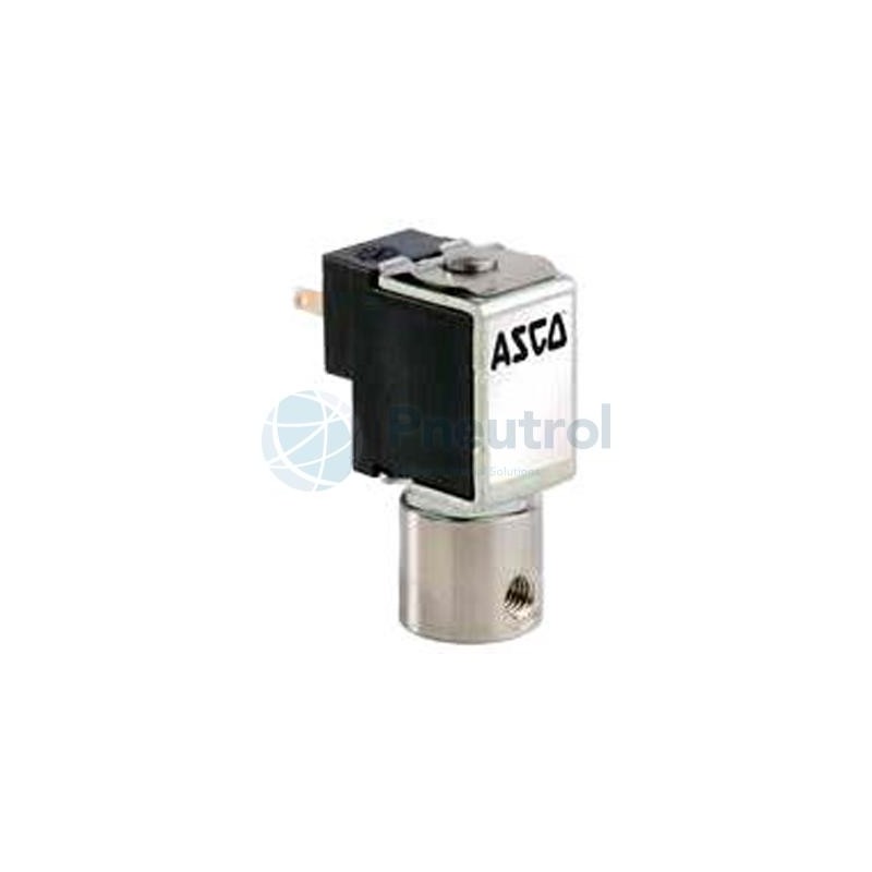 ASCO SCE282B001E - 2/2 NC, M5, EPDM, 1.6mm Orifice Size, SS, 0-2 Bar, Series 282 Miniature Solenoid Valves