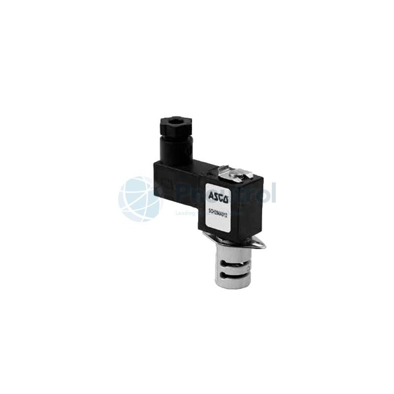 ASCO SCH384B001 - 2/2 U, Pinch Mechanism, 1.02mm Tube I.D, 2.16mm Tube O.D, 0-0.8 Bar, Series 384 Micro Solenoid Valves